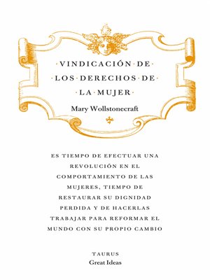 cover image of Vindicación de los derechos de la mujer